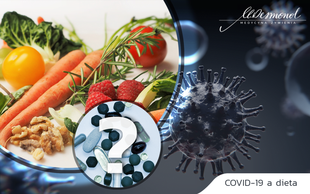 COVID 19 DIETA Dieta może odgrywać kluczową rolę w zmniejszeniu ryzyka zachorowania na ciężką postać COVID-19 oraz śmierci z powodu tej choroby.